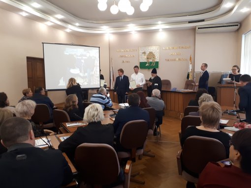 M. Zagornov is awarded for charity by a diploma of the Administration of Chelyabinsk