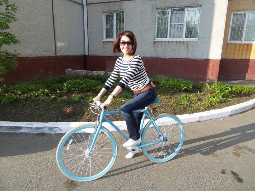 Сотрудники АМЭУ И МКС приехали на работу на велосипеде!