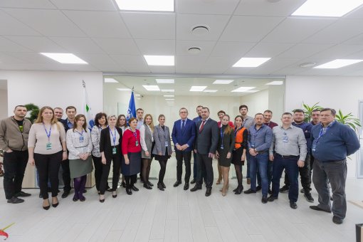 Pavel Ryzhiy, Minister of Industry, New Technologies and Natural Resources of the Chelyabinsk Region, visited office of MKC Group of Companies