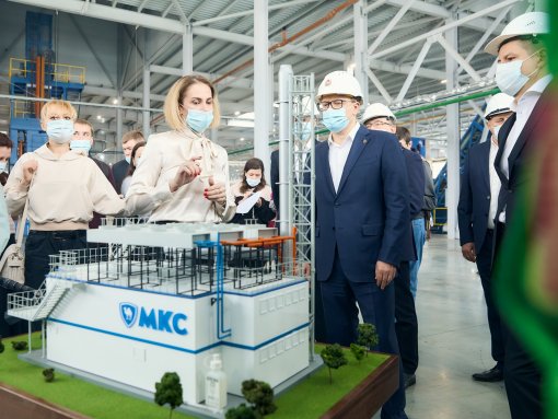 An investment project of MKC Group of Companies in Malaya Sosnovka was presented to the Governor of the Chelyabinsk Region Alexey Teksler