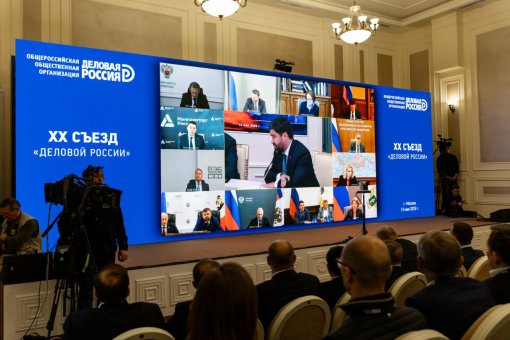 Максим Загорнов принял участие в XX съезде «Деловой России» с участием Президента РФ
