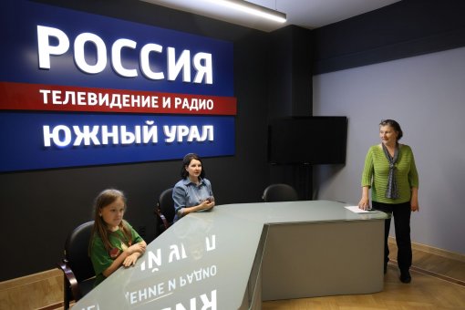 Дети сотрудников МКС побывали на челябинском телевидении