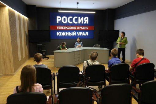 Дети сотрудников МКС побывали на челябинском телевидении