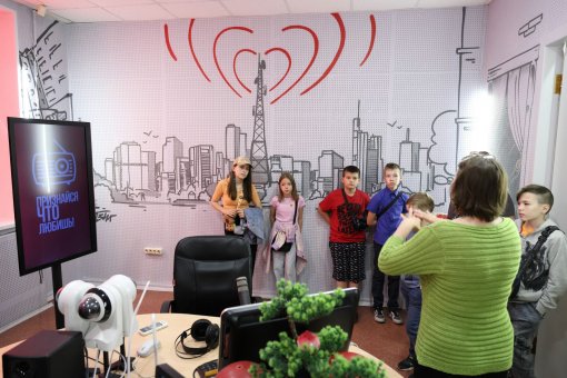 Дети сотрудников МКС побывали на челябинском телевидении