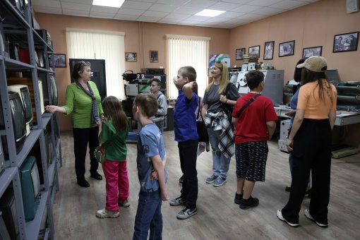 Дети сотрудников МКС побывали на челябинском телевидении