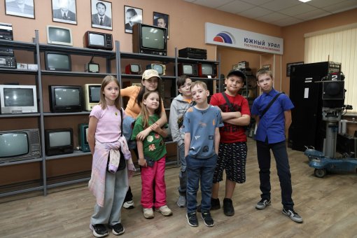 Дети сотрудников МКС побывали на челябинском телевидении