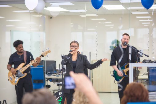 Праздничный эфир ко дню рождения МКС