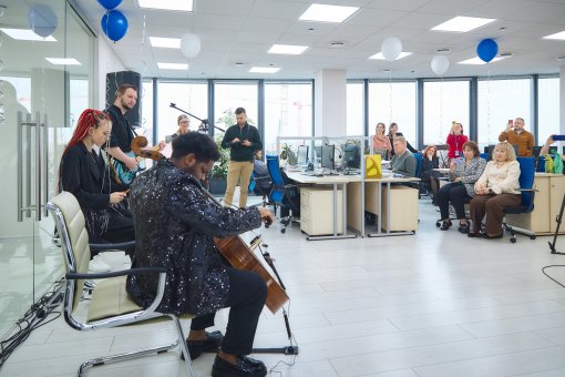 Праздничный эфир ко дню рождения МКС