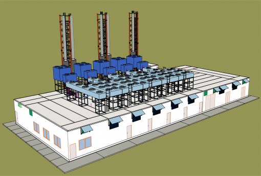 Energy centre for an oil-producing deposit | 10 MW